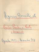 Negócios Dorville, etc. Cartas Penha e Costa e Acciauoli