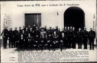 Retrato de conjunto do Corpo Activo de 1928 após a fundação dos B. Famalicenses