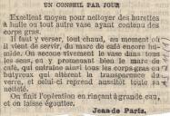 Recortes de imprensa "Un conseil par jour" de Jean de Paris