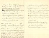 Apontamento manuscrito de Vicente Pinheiro Lobo Machado de Melo e Almada