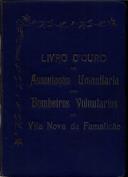 Livro d´Ouro da Associação Humanitária de Bombeiros Voluntários de Vila Nova de Famalicão 