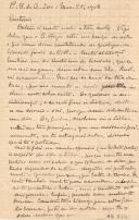 Carta que António Vicente Leal Sampaio recebeu de Alberto Sampaio