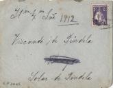 Carta e Minuta de carta de Vicente Pinheiro Lobo Machado de Melo e Almada