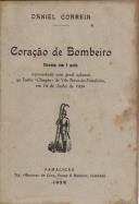 Coração de bombeiro: drama em 1 acto