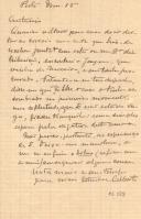 Carta que António Vicente Leal Sampaio recebeu de Alberto Sampaio