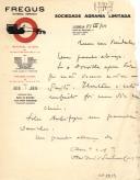 Ofício para 3º Visconde de Pindela de António da Penha e Costa